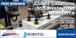 Robotiq hosts this live webinar on July 19.
